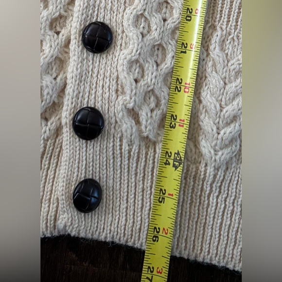 Vintage Fisherman Cable Knit Cardigan Sweater - Picture 5 of 9